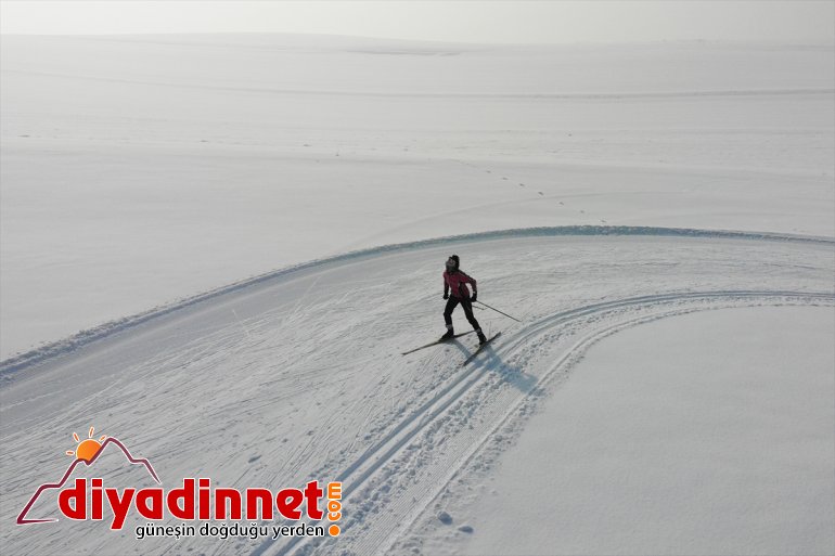 hazırlanıyor koşucular, AĞRI - karlı şampiyonalara Ağrılı kayaklı dağlarda 8
