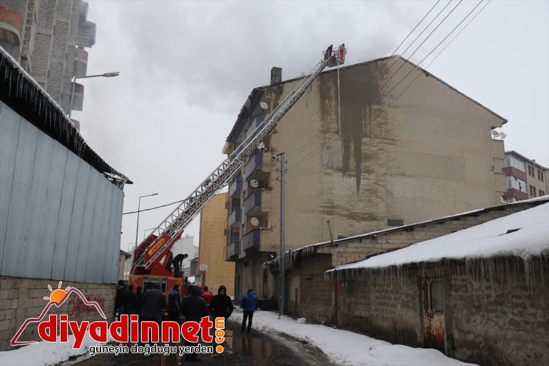yangın neden - hasara Binanın çatısında oldu çıkan AĞRI 1