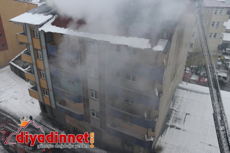 hasara AĞRI - çatısında Binanın çıkan oldu neden yangın 2