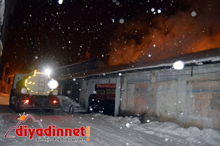 bulunduğu yerine sıçramadan yangın, söndürüldü iş tüplerin AĞRI Çıkan - 3