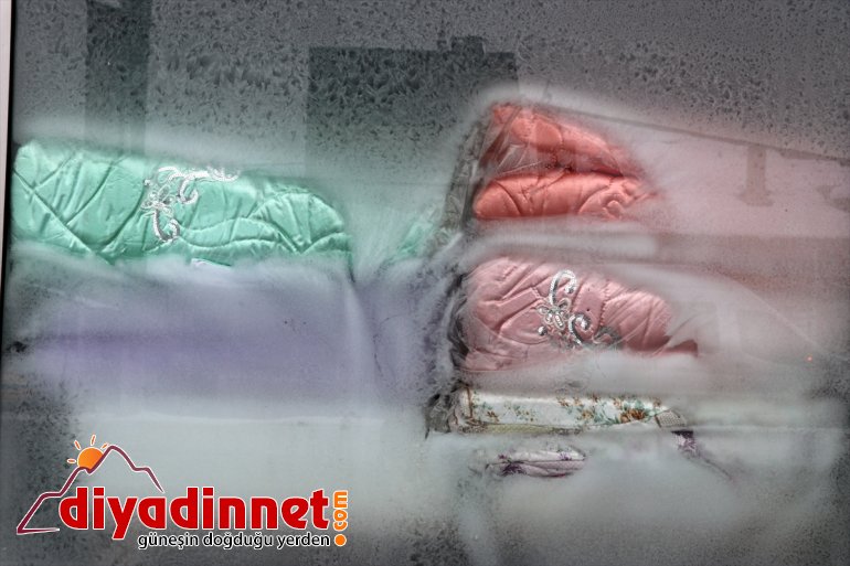 Ağrı da dere ve nehirler dondu bina çatılarında buz sarkıtları oluştu12