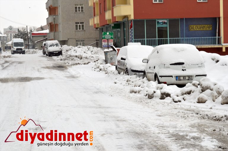 Ağrı da kar yağışı ve soğuk hava etkili oluyor5