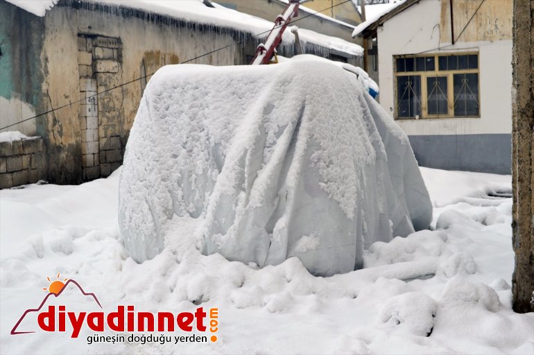 Ağrı da kar yağışı ve soğuk hava etkili oluyor7