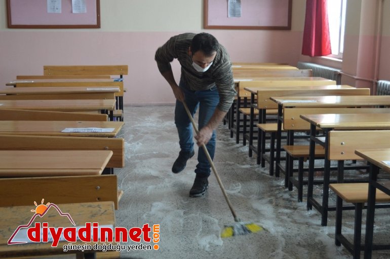 Ağrı da köy okulları yüz yüze eğitime hazır2