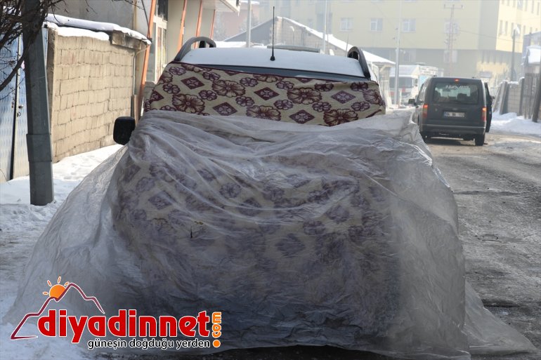 Ağrı da soğuk havanın etkisiyle dere ve nehirler dondu8