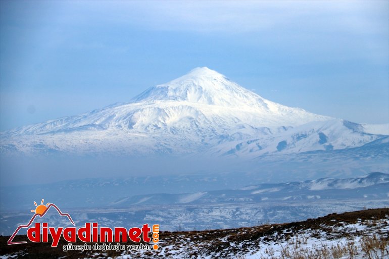 Ağrı Dağı ve Aras Dağları'ndaki kar şubatta erimeye başladı