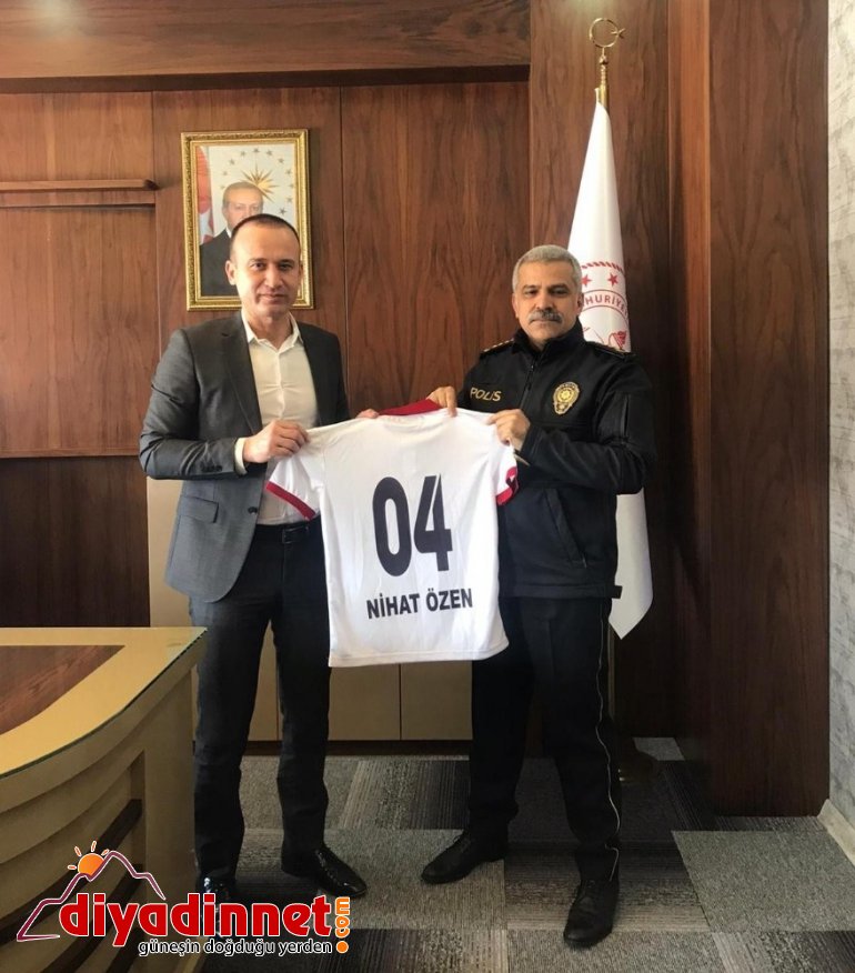 Ağrı Emniyet Müdürü Özen'den, Milli Eğitim Müdürü Tekin'e ziyaret