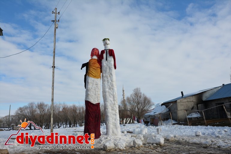 yağışına sevinen damat yaptı kardan metrelik - Kar AĞRI gelin 5 kardeşler, ve 11
