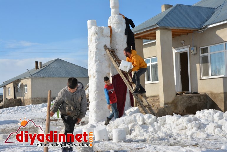 metrelik yağışına Kar kardeşler, 5 sevinen kardan ve yaptı AĞRI gelin damat - 5