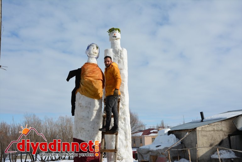 kardeşler, sevinen ve - yağışına damat AĞRI gelin 5 metrelik kardan Kar yaptı 8