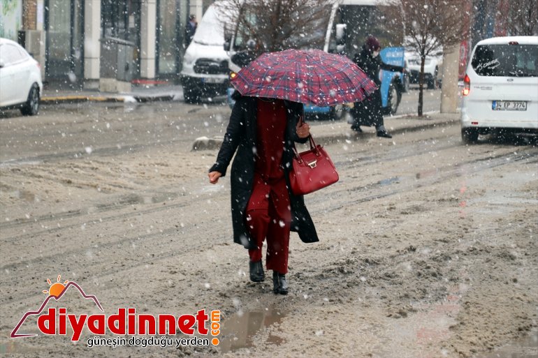 Ağrı kar yağışıyla yeniden beyaza büründü4