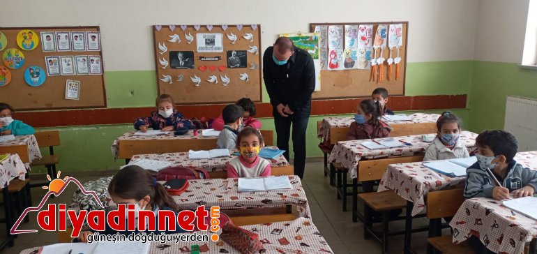 Ağrı Milli Eğitim Müdürü Tekin köy okullarını ziyaret etti4