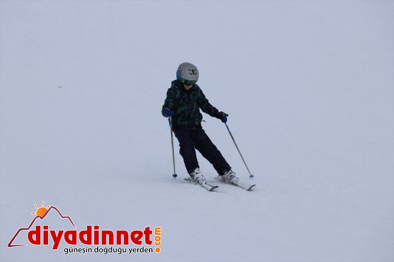 Kayak keyfi kayak yaşanıyor Ağrı