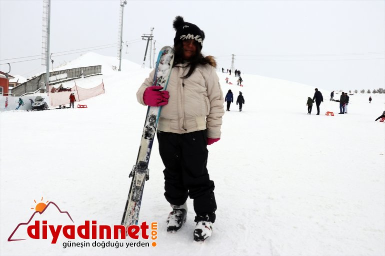 hafta sonu kayak keyfi yaşanıyor Merkezi