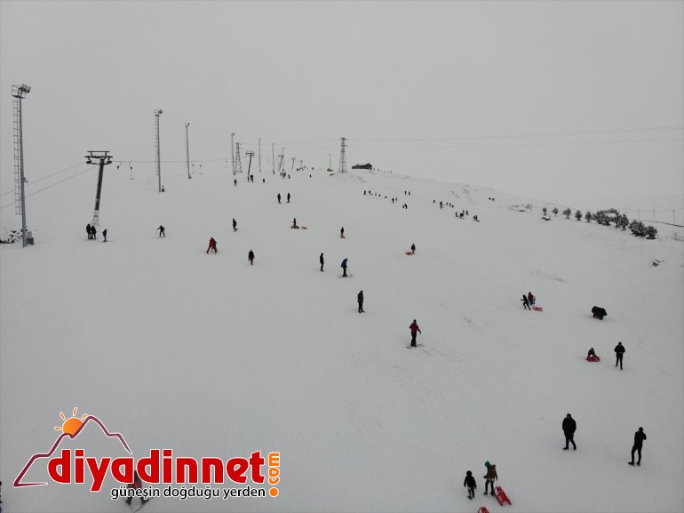 yaşanıyor kayak keyfi Merkezi
