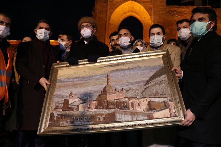 Bakan Kasapoğlu İshak Paşa Sarayını gezdi2