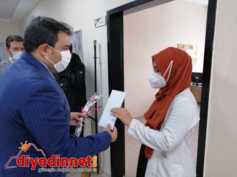 Diyadin Kaymakamı ve Belediye Başkan Vekili Balcı sağlık çalışanlarını unutmadı12