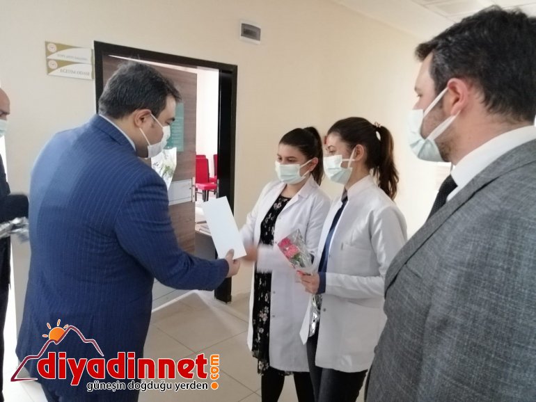 Diyadin Kaymakamı ve Belediye Başkan Vekili Balcı sağlık çalışanlarını unutmadı4