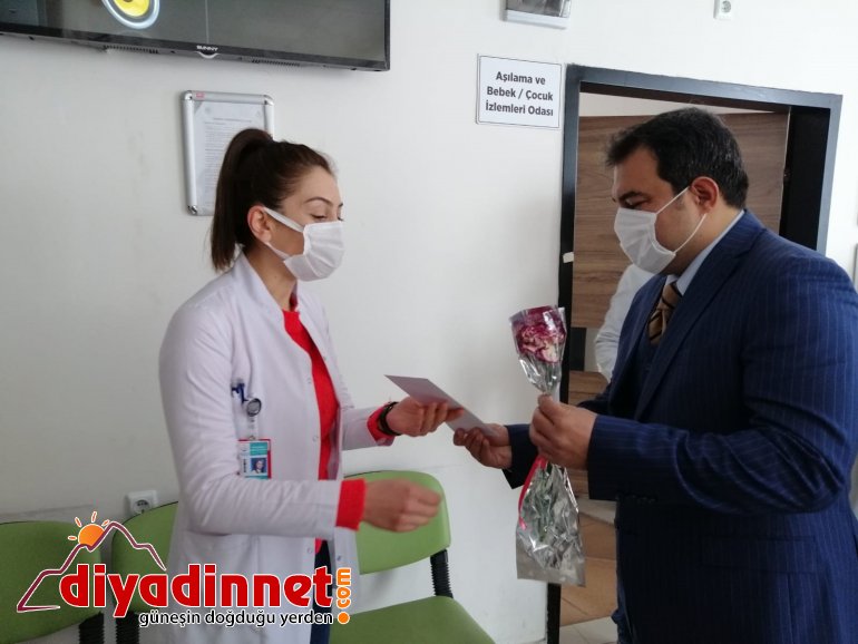 Diyadin Kaymakamı ve Belediye Başkan Vekili Balcı sağlık çalışanlarını unutmadı9