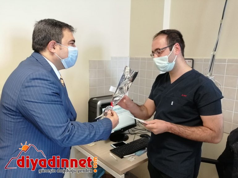 Diyadin Kaymakamı ve Belediye Başkan Vekili Balcı sağlık çalışanlarını unutmadı10