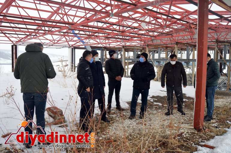 merkezini Kaymakamı Eleşkirt durumdaki kayak Duruk, atıl inceledi 3