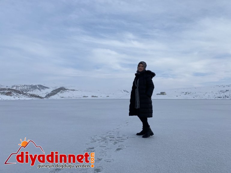 Kısmen buz tutan Yazıcı Barajı fotoğraf tutkunlarının ilgi odağı oldu4