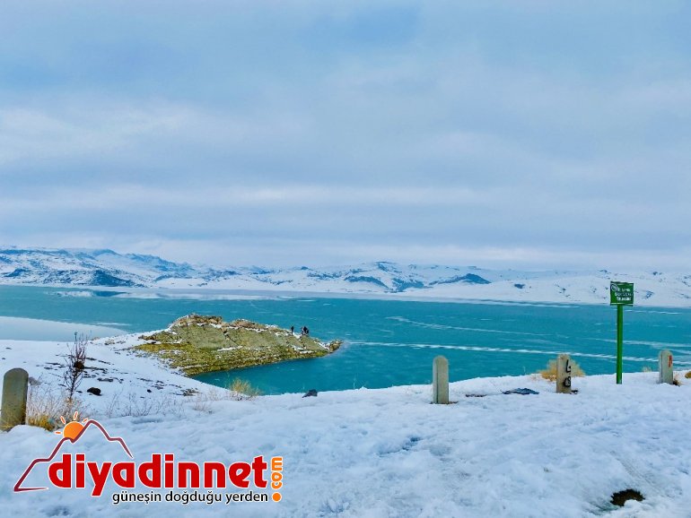 Kısmen buz tutan Yazıcı Barajı fotoğraf tutkunlarının ilgi odağı oldu