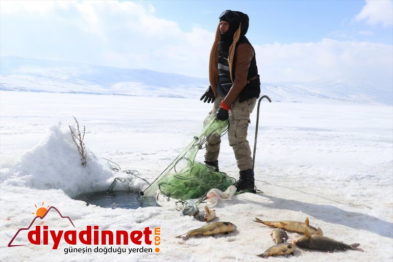 gölde buzla avı rakımlı balık bin 241 2 zorlu Köylülerin kaplı 11