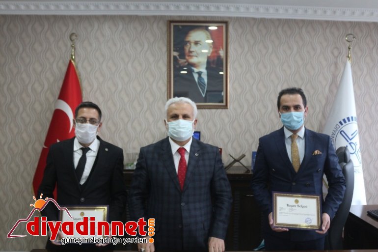 PARDUS'un kullanımı noktasında katkı sağlayan personellere Başarı Belgesi