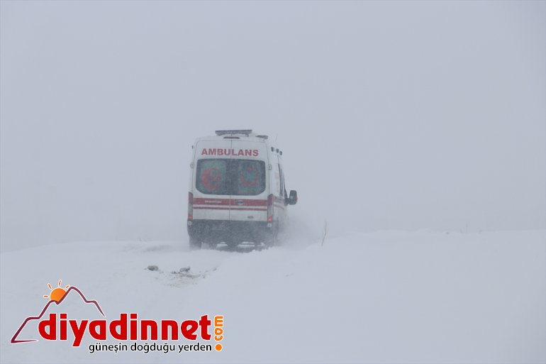 Ağrı da mobil sağlık çalışanları yaşlılara Kovid aşısı yapmak için karlı dağları aşıyor13