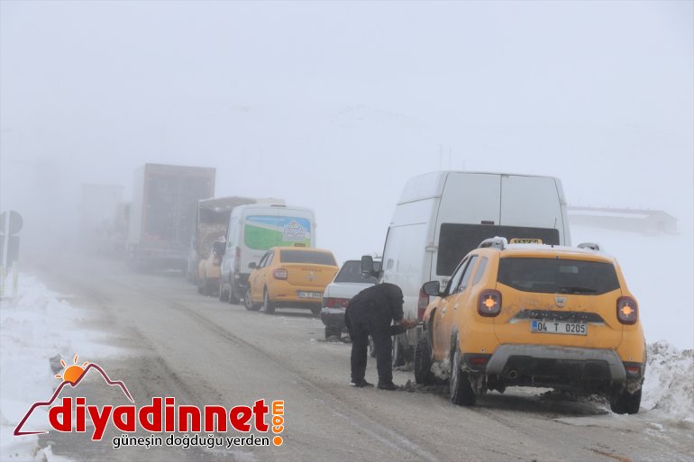 kara ulaşıma kapatıldı yoğun nedeniyle yolu Ağrı-İran tipi 2