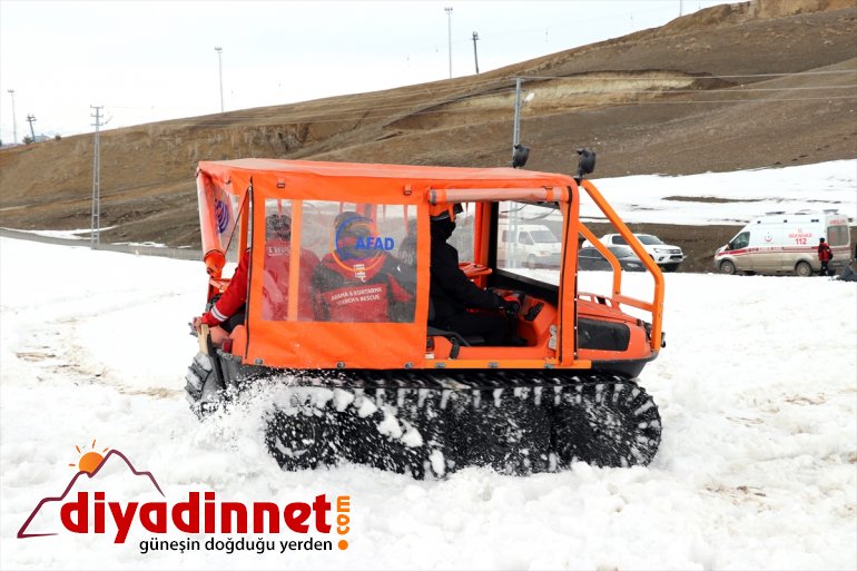 tatbikatı gerçeğini aratmadı Ağrı