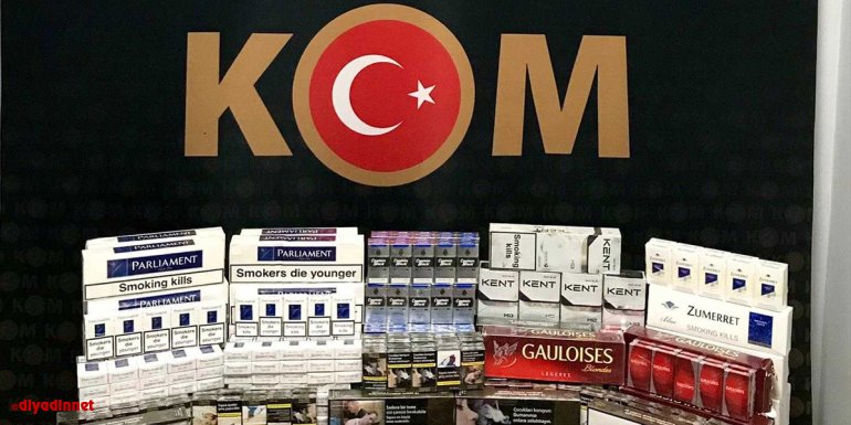 Bitlis'te 800 paket kaçak sigara ele geçirildi