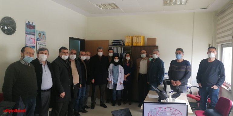 Bulanık'ta AK Parti yönetimi hasta ziyaretinde bulundu