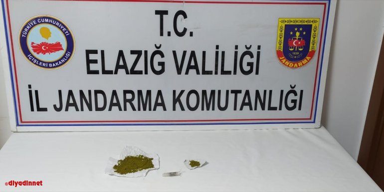 Elazığ'da uyuşturucu operasyonu: 2 gözaltı