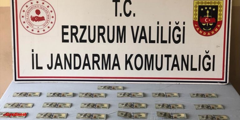 Erzurum'da üzerinde sahte para bulunduran yolcu gözaltına alındı