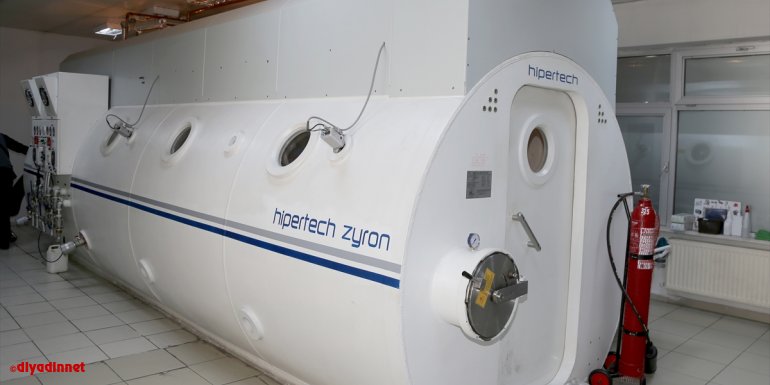 İyileşmeyen yara, zehirlenme, ani görme ve işitme kayıplarına oksijen tedavisiyle şifa buldular