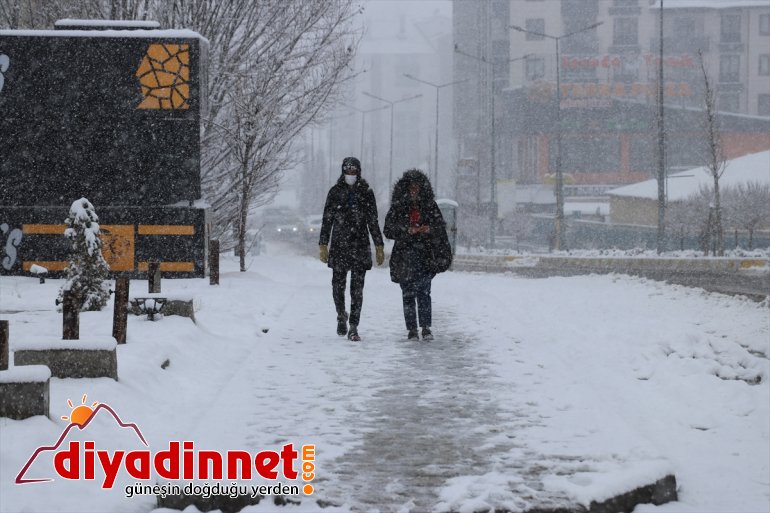 Erzurum ve Ağrı da kar yağışı etkili oldu5