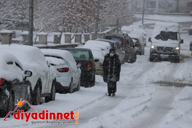 Erzurum ve Ağrı da kar yağışı etkili oldu7