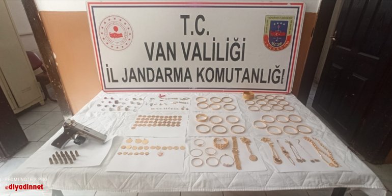 İstanbul'da çalınan 1,5 milyon liralık altın ve ziynet eşyası Van'da bulundu