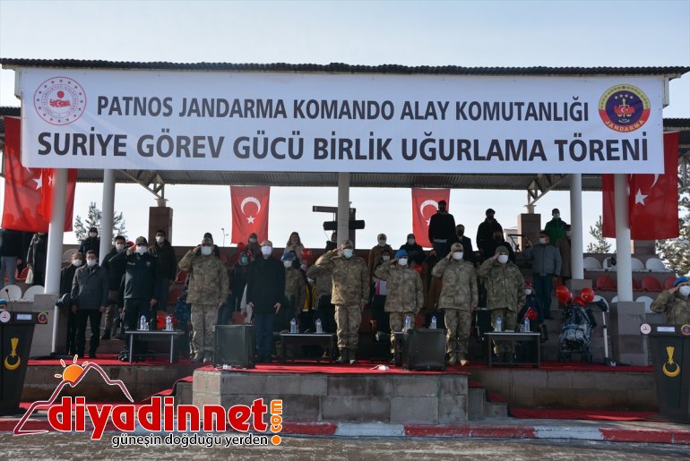 Kahraman komandolar Türk bayrakları ve dualarla Ağrı dan Suriye ye uğurlandı7