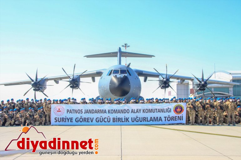 Kahraman komandolar Türk bayrakları ve dualarla Ağrı'dan Suriye'ye uğurlandı