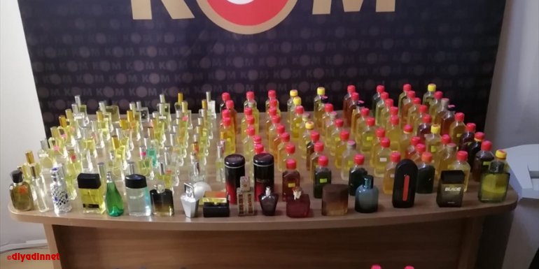 Malatya'da kaçak parfüm operasyonu