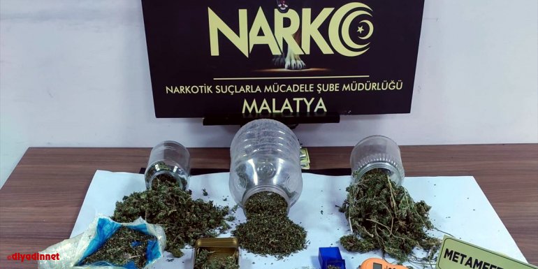 Malatya'daki uyuşturucu operasyonunda 2 tutuklama