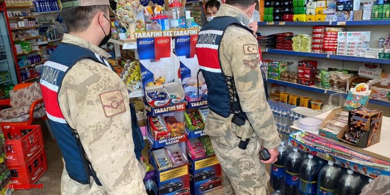 Malatya'da jandarmadan koronavirüs denetimi