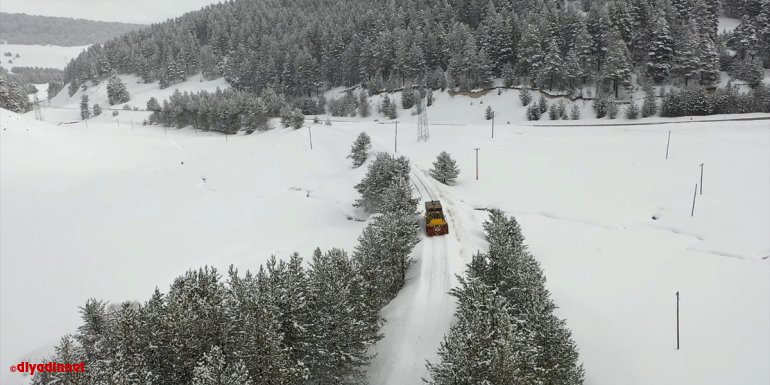 TCDD görevlileri trenlerin kesintisiz ulaşımı için ilkbaharda kar ve buz mesaisinde1