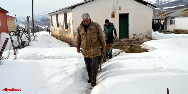 Van'da yoğun kar nedeniyle 19 yerleşim biriminin yolu kapandı