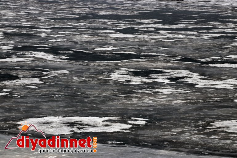 kaplı Buzla başladı Balık çözülmeye harikası Gölü AĞRI - doğa 11