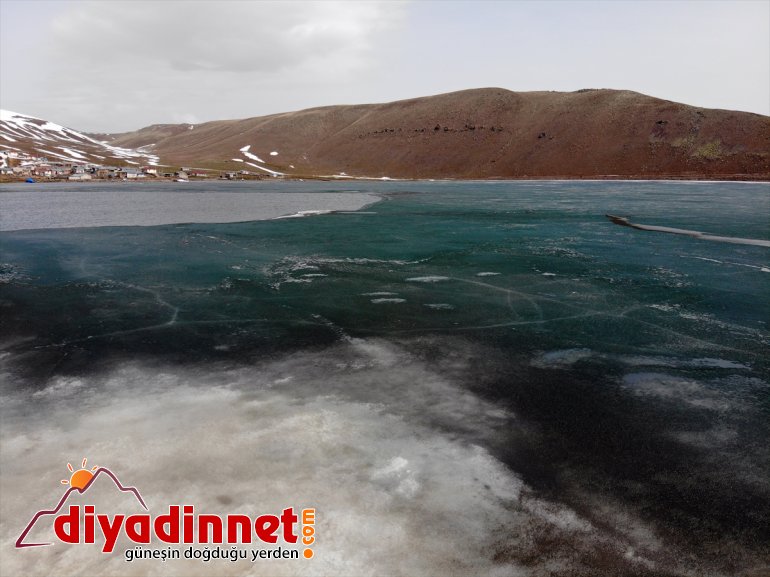 Buzla Balık - kaplı Gölü çözülmeye başladı AĞRI harikası doğa 3
