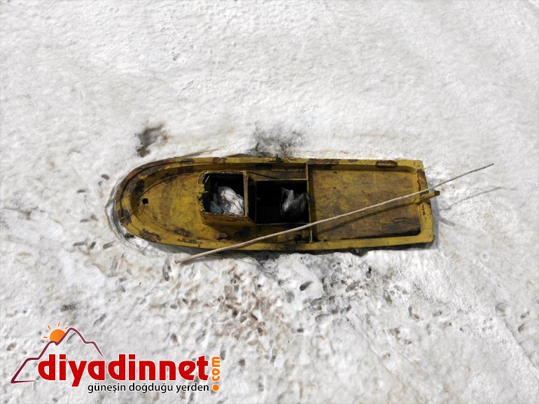 çözülmeye Buzla - kaplı harikası başladı Balık AĞRI doğa Gölü 7